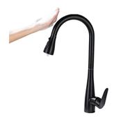 YCVAWEOD Grifo de Cocina de Tacto Inteligente con Sensor, batidora de Fregadero Cepillado de níquel Giratorio, Grifo de Agua sin Toque de Arco para la Cocina, diseño fácil y Moderno LWX