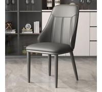 YCVAWEOD Juego de 4 sillas de Comedor de Lujo Ligeras - sillas de Cocina tapizadas de Alta resiliencia con Respaldo y Patas de Metal - sillones Elegantes para Comedor, Dormitorio u Oficina LWX