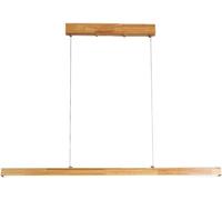 YCVAWEOD Lámpara Colgante Lineal de Madera, lámpara de Techo LED Ajustable para Comedor, Isla de Cocina y Mesa, Elegante lámpara de araña de Madera para decoración Moderna del hogar LWX