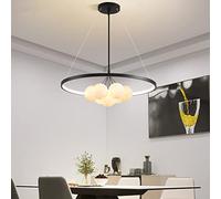 YCVAWEOD Lámpara Colgante Moderna Lámpara De Mesa De Comedor Regulable Lámpara Colgante Led Mesa De Comedor Altura Ajustable con Control Remoto Lámpara Colgante para Comedor Sala De Estar Dormitorio