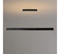 YCVAWEOD Lámpara Colgante Rectangular Ultrafina, lámpara Colgante de Tira Larga de Metal, LED Moderno - 3 Modos de Color, lámparas de suspensión lineales para Comedor, Luces de Isla Mi One-Word LWX