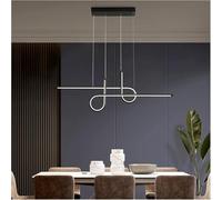 YCVAWEOD Lámpara de araña Moderna LED, 110 V 220 V, Luces Colgantes Modernas Minimalistas compatibles con Sala de Estar, Mesa de Comedor, lámpara Colgante LED, luz de Techo LWX