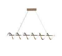 YCVAWEOD Lámpara de Techo, Luces Colgantes LED Modernas de Lujo para Cocina, Comedor, iluminación, decoración, lámpara de araña, lámpara Colgante para Interiores (RC Regulable, L100cm) LWX