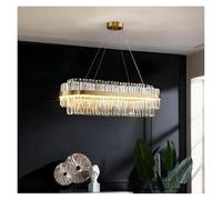 YCVAWEOD Lámpara de Techo, Luces Colgantes LED nórdicas, lámpara de Techo para Dormitorio, Sala de Estar, lámpara de Comedor, Cocina, decoración del hogar (Control Remoto Tenue, Largo L100cm) LWX