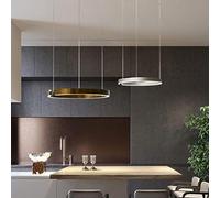 YCVAWEOD Lámpara LED Moderna Geometría Minimalista Mesa de Comedor Lámpara Colgante Lámpara Colgante de Oficina Restaurante Sala de exposición Lámpara de Techo artística en Forma de CR LWX