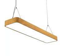 YCVAWEOD Lámparas Colgantes lineales LED Luz Blanca Altura Ajustable Lámpara Colgante de Techo Luces de Techo Minimalistas Modernas Luz de suspensión para Comedor Oficina Cocina Sala de Estar, LWX