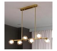 YCVAWEOD Luces Colgantes LED largas nórdicas Bola de Cristal Negro d para Mesa de Comedor lámparas de Pared para mostrador Accesorio de iluminación Interior para el hogar, para Sala de Estar LWX