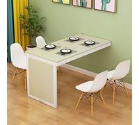 YCVAWEOD Mesa de Barra de Cocina montada en la Pared Plegable: diseño de Hoja de caída para Ahorro de Espacio para el Dormitorio/Sala de Estar/Oficina Disponible en 6 Colores Compact y Elegante LWX