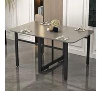 YCVAWEOD Mesa de Comedor de Hoja Moderna de Hoja de Mesa expandible de la Mesa Plegable para Apartamentos pequeños Mesa de extensión de Espacio para Ahorrar Espacio para el Dormitorio de Cocina para