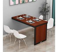 YCVAWEOD Mesa de Comedor montada en la Pared Plegable - Mesa de Cocina/Barra Que Ahorra Espacio 6 Colores Dormitorio/Sala de Estar/Oficina en el hogar - Diseño versátil y Elegante LWX