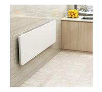 YCVAWEOD Mesa de Madera de Mesa Plegable montada en la Pared con Marco de Soporte de Metal Estable y fácil de Instalar Descripción hacia Abajo para Espacios pequeños de 120 cm × 40 cm LWX