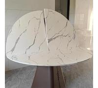 YCVAWEOD Mesa para Banquetes Multiusos, Plegable, Redonda, Resistente, sin Patas, Escritorio Temporal Plegable de Madera Maciza, Extensor de Mesa Plegable portátil (180 cm (70 Pulgadas)) LWX