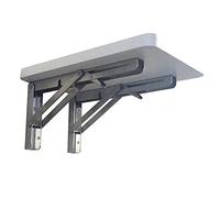 YCVAWEOD Mesa Plegable montada en la Pared Blanca 40 cm 50 cm 60 cm 70 cm 80 cm versátil Escritorio para computadora Cocina Mesa de Comedor Espacio de Trabajo Plegable Soporte de Madera LWX