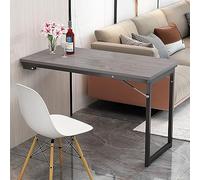 YCVAWEOD Mesa Plegable montada en la Pared, Escritorio Flotante Que Ahorra Espacio en la Cocina con Patas retráctiles, partición Convertible, Ideal para Sala de Estar y Comedor LWX