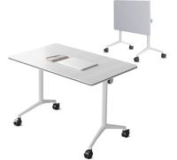 YCVAWEOD Mesa Plegable para computadora portátil para sofá y Cama Escritorio móvil portátil para Oficina Aula y capacitación 6 escritorios Mesa de conferencias versátil de 47,2" x 23,6" x 29,5"