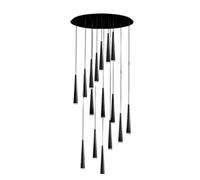 YCVAWEOD Moderno - Estilo Colgante Luz Comedor Escaleras Cama Comedor Sala Pasillo Pasillo Cocina Restaurante Iluminación Cono Lámparas LED,Comedor Contemporáneo LWX