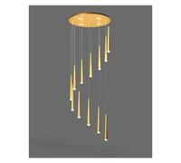 YCVAWEOD Moderno - Estilo Colgante Luz Comedor Escaleras Cama Comedor Sala Pasillo Pasillo Cocina Restaurante Iluminación Cono Lámparas LED, Comedor Contemporáneo LWX