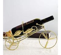 YCVAWEOD Partita de vinos Carretera roja Rack Caster Restaurante BOTECHAS BOTTALES Arte del Arte DE Iron Swess, Oro LWX