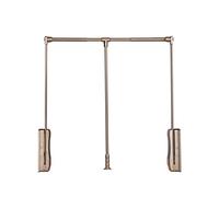 YCVAWEOD Pastelera de Ropa desplegable Ajustable - Sistema de colgación de Ahorro de Espacio para Abrigos y Prendas - marrón 45 x 60 cm Chaquetas y Ropa LWX