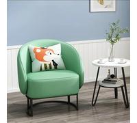 YCVAWEOD PU Modern Accent Sillón de Oro Marco de Oro de Lujo Moderno Acento de Acento, sillón tapizado para Dormitorio, Sala de Estar, Dormitorio, Oficina 3 LWX