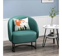 YCVAWEOD PU Modern Accent Sillón de Oro Marco de Oro de Lujo Moderno Acento de Acento, sillón tapizado para Dormitorio, Sala de Estar, Dormitorio, Oficina 2 LWX