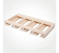 YCVAWEOD Rack de Copa de Vino de Madera - Almacenamiento de encimera o encimera para hasta 12 Copas - 47x25cm (18.5x9.8in) - Bar de casa Elegante Nizer LWX