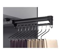 YCVAWEOD Rail de Ropa Extensible Ajustable, Varilla Deslizante telescópica de Servicio Pesado para organización de Armario Que Ahorra Espacio LWX