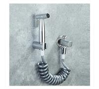 YCVAWEOD Rociador de bidé de Mano de Acero Inoxidable Juego de rociador para el pañal de Tela cromada montado en la Pared del baño con Grifo frío LWX