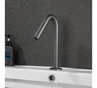 YCVAWEOD Sensor de Grifo de Cuenca infrarroja Toque Tapón de baño Caliente y fría Sensor Automático Tap Iniciado para el baño Tap Batería de Oro de la Rosa LWX