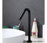 YCVAWEOD Sensor de Grifo de Cuenca infrarroja Toque Tapón de baño Caliente y fría Sensor Automático Tap Iniciado para el baño Tap Batería de Oro de la Rosa LWX