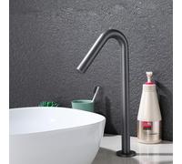 YCVAWEOD Sensor de Grifo de Cuenca infrarroja Toque Tapón de baño Caliente y fría Sensor Automático Tap Iniciado para el baño Tap Batería de Oro de la Rosa LWX