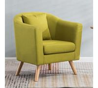 YCVAWEOD Silla de Acento Moderna de Mediados de Siglo, sillas de Tela para la Sala de sillón tapizado LWX