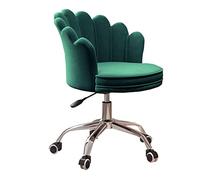 YCVAWEOD Silla de Escritorio de computadora Comfort Comfort Silla de Escritorio Giratorio Moderno con Soporte Lumbar y Silla de Juego de Oficina del reposabrazos (Color: Verde) LWX