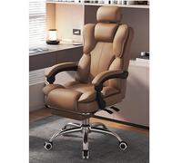 YCVAWEOD Silla de Escritorio de computadora con Mecedora Transpirable y Duradera para Adultos Material Resistente a los arañazos para Gatos cómodos Estaciones de Trabajo de la Oficina (Negro) LWX