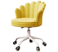 YCVAWEOD Silla de Escritorio de Oficina con Respaldo Festoneado y Ruedas Silla giratoria de Altura de Altura de Asiento Ajustable para la Oficina en casa cómodo y Elegante diseño. LWX