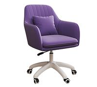 YCVAWEOD Silla de Escritorio de Oficina Profesional, Altura de Silla de computadora giratoria de 360 ° Ajustable con Soporte Lumbar, Silla giratoria ejecutiva de Alto Respaldo LWX