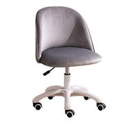 YCVAWEOD Silla de Escritorio Giratorio Tapicapia de Terciopelo Silla de tareas en la Mitad de la Espalda, Silla de Oficina giratoria, Altura Ajustable: 39-49 cm para Silla de Oficina en casa LWX