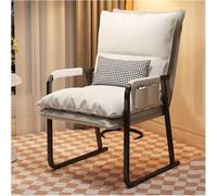 YCVAWEOD Silla de Invitados de Oficina con Soporte Lumbar Cachón Grueso No Ruedas Salas de Espera recepción de la Iglesia y Muebles de Oficina LWX