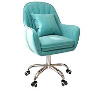 YCVAWEOD Silla de Oficina 360 ° Silla de Escritorio giratoriamente Rolling Silla de Oficina Acolchada para la Sala de Estar para la Sala de Estar Estudio con cómodos reposabrazos LWX