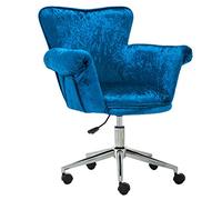 YCVAWEOD Silla de Oficina 360 ° sillas de computadora giratorias Tela de Terciopelo holvero cómodo, Acolchado, Silla de tareas de Alta Ajustable para la Oficina, Sala de Estar, Sala de Cama Silla de