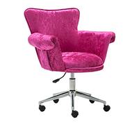 YCVAWEOD Silla de Oficina 360 ° sillas de computadora giratorias Tela de Terciopelo holvero cómodo, Acolchado, Silla de tareas de Alta Ajustable para la Oficina, Sala de Estar, Sala de Cama Silla de