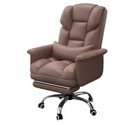 YCVAWEOD Silla de Oficina Alta Silla de computadora giratoria Silla de Escritorio con Ruedas Silla de Juego para gerentes cómodos Asientos ejecutivos para hogar y Oficina LWX