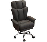 YCVAWEOD Silla de Oficina con Soporte de Espalda Alta Silla de Escritorio giratoria Ajustable con Silla de computadora para reposabrazos para el hogar y Trabajo de Soporte Lumbar (Negro) LWX