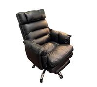 YCVAWEOD Silla de Oficina de Cuero de Lujo Silla ejecutiva reclinable cómoda Silla de Escritorio de computadora para el hogar y la Oficina Uso de Altura Ajustable Diseño Elegante LWX