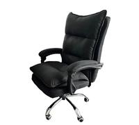 YCVAWEOD Silla de Oficina ejecutiva con reposapiés, diseño de Cuero de Espalda Alta para el hogar u Oficina, cómoda Silla de Escritorio Moderna LWX