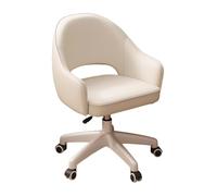 YCVAWEOD Silla de Oficina ejecutiva Silla de Escritorio giratoria Alta con reposabrazos Silla de Trabajo de Cuero Falso sobre Ruedas para Adultos, Ideal para el Trabajo y la relajación. LWX