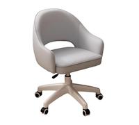 YCVAWEOD Silla de Oficina ejecutiva Silla de Escritorio giratoria Alta con reposabrazos sillas de Trabajo de Trabajo de Cuero Falso para Adultos, Trabajo y la relajación. LWX