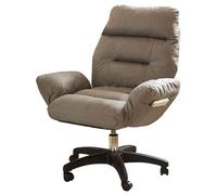 YCVAWEOD Silla de Oficina Secundaria Alta con Soporte Lumbar de diseño Giratorio de Tela Acolchada Ideal para Uso en el hogar o la Oficina: Asientos de Trabajo cómodos y Elegantes LWX