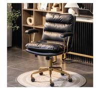 YCVAWEOD Silla de Oficina: Silla de Escritorio Giratorio Ajustable para hogar y Estudio, diseño Moderno para Comodidad y Soporte, Uso de Todo el día LWX