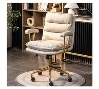 YCVAWEOD Silla de Oficina: Silla de Escritorio Giratorio Ajustable para hogar y Estudio, diseño Moderno para Comodidad y Soporte, Uso de Todo el día LWX